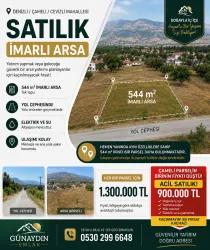 Çameli Cevizli Mah. Satılık Arsa - Konut İmar Durumlu - 544 m²