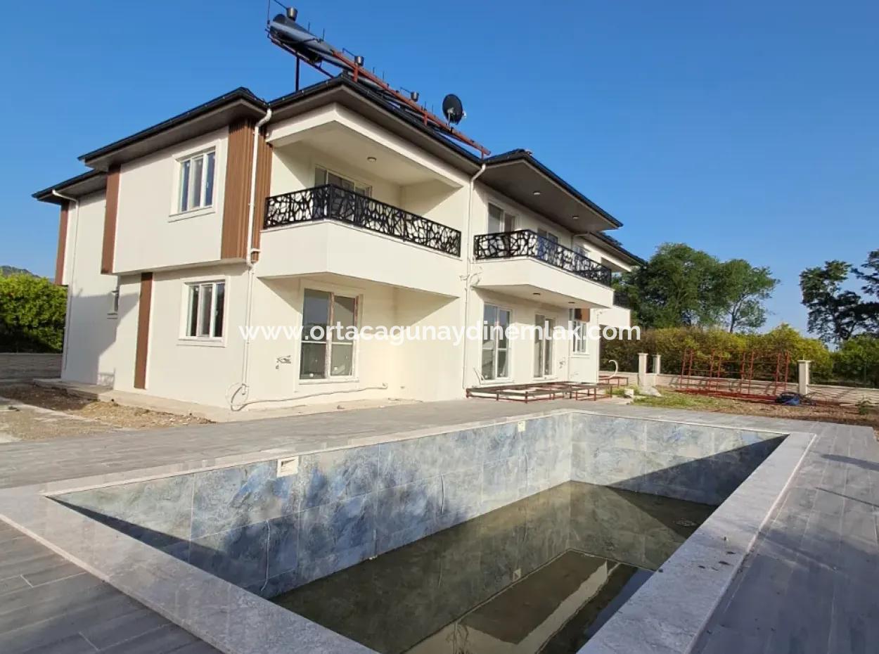 Ortaca Arıkbaşında Yüzme Havuzlu Satılık Sıfır 2+1 Daire